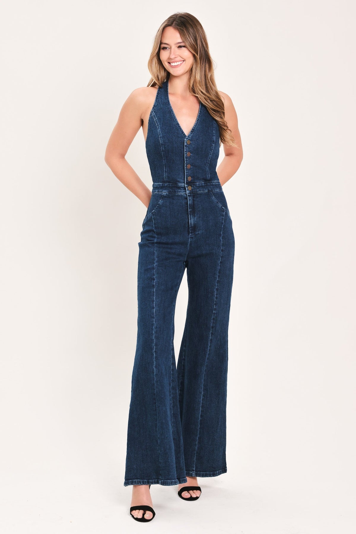 Westbound Blue Soul Denim Jumpsuit