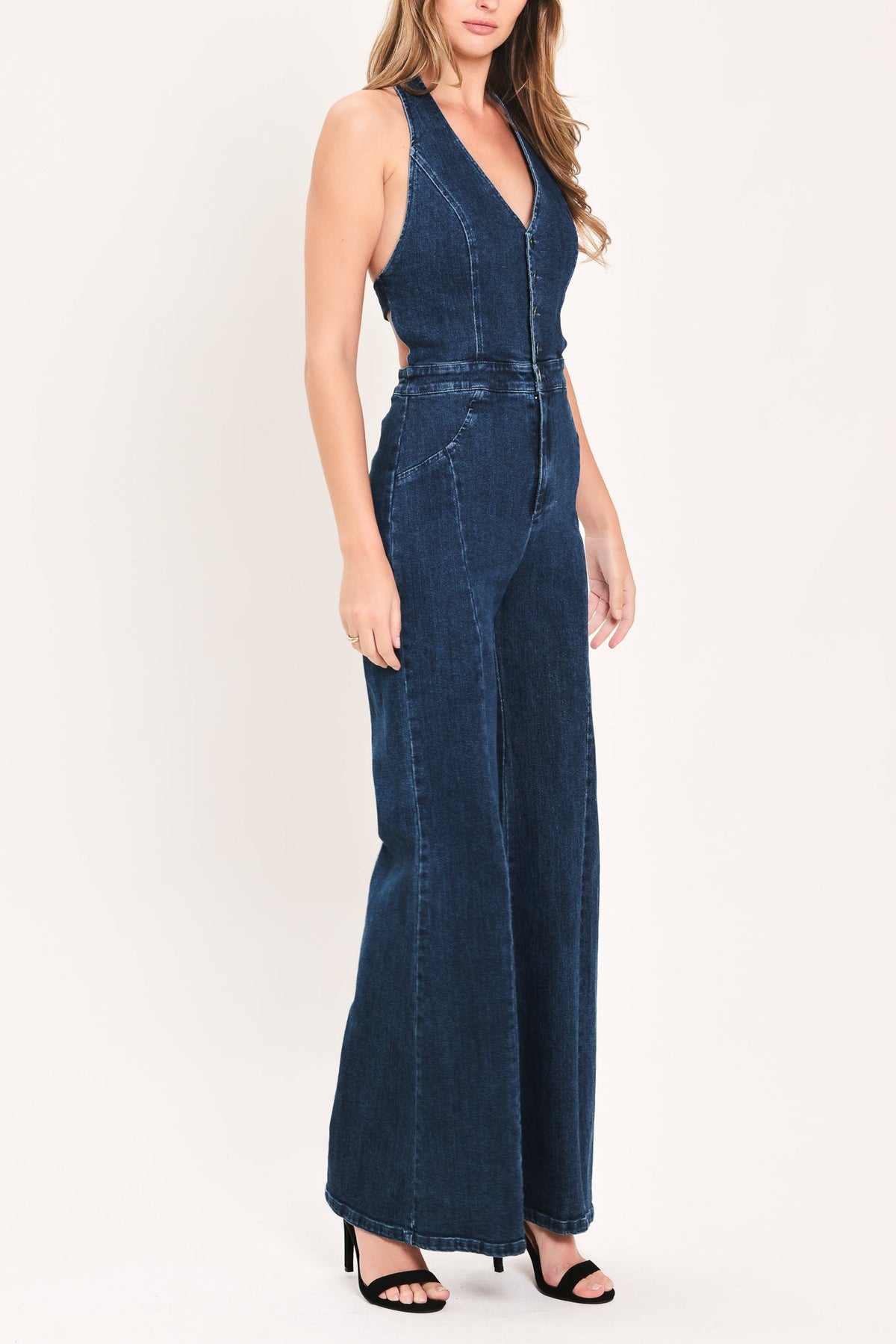 Westbound Blue Soul Denim Jumpsuit