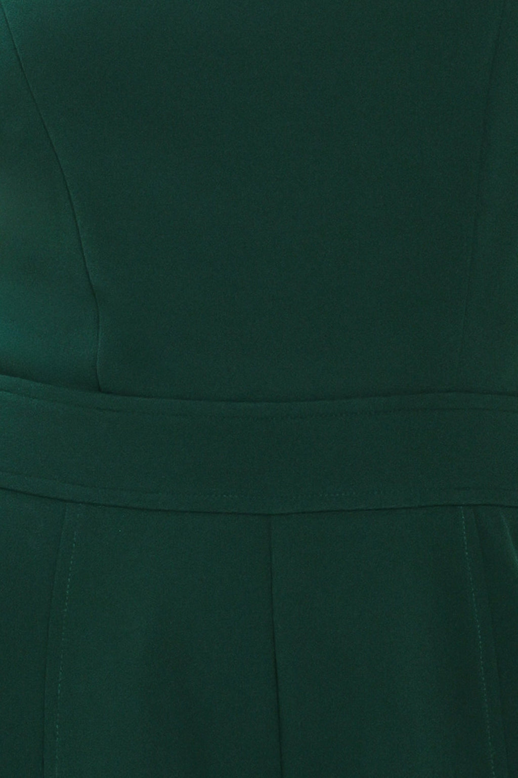 Emerald Impact Hunter Green Extra Wide-Leg Jumpsuit