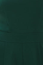 Emerald Impact Hunter Green Extra Wide-Leg Jumpsuit