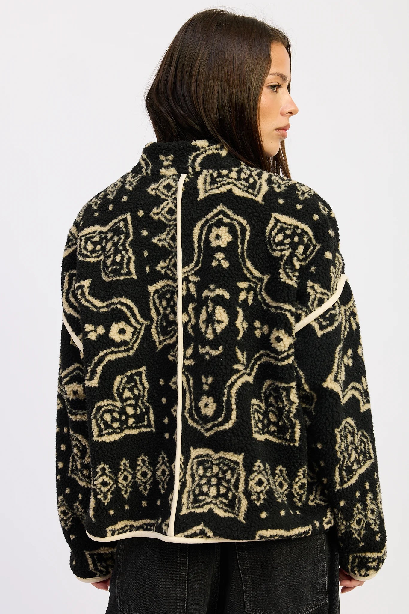 PAISLEY SHERPA JACKET