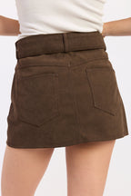 Espresso Mini Skirt