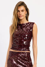 Ayla Sequin Top