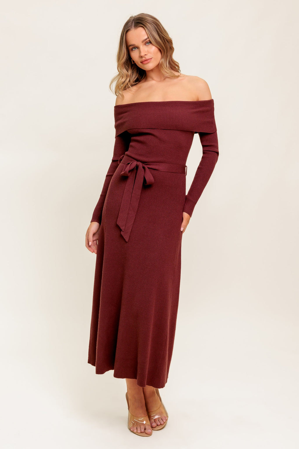 ALL A FANTASY SWEATER MIDI DRESS