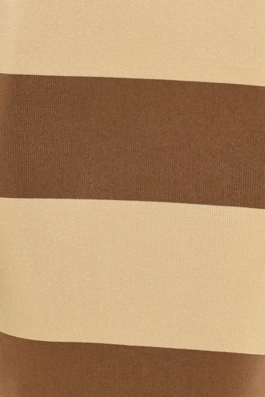 Espresso & Cream Sweater Knit Midi Dress