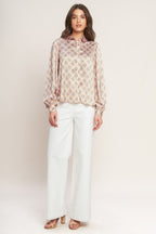 Moroccan Muse Woven Top