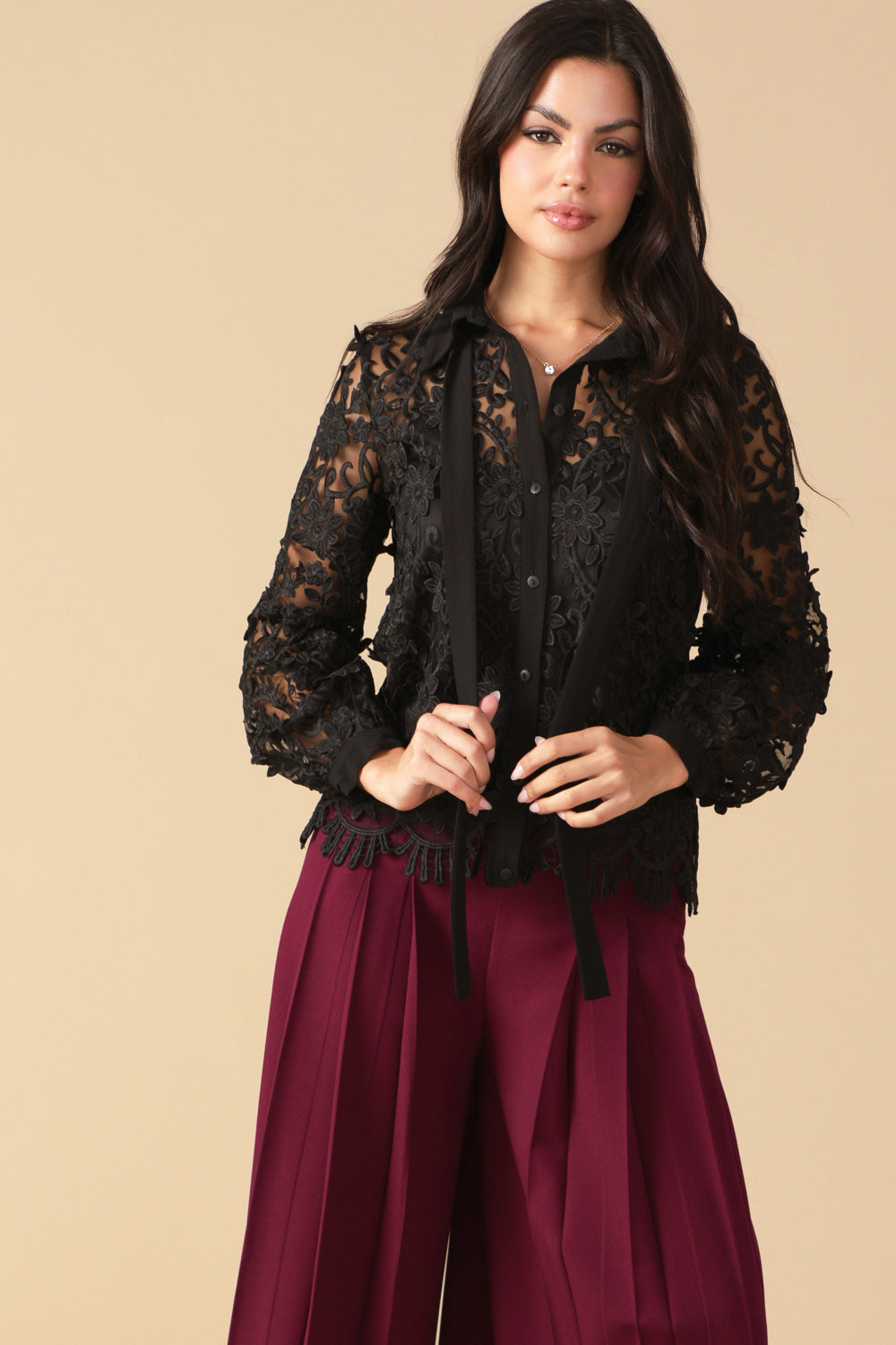 CALL IT FATE LACE TOP