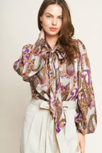 TRY AND TRY AGAIN WOVEN TOP