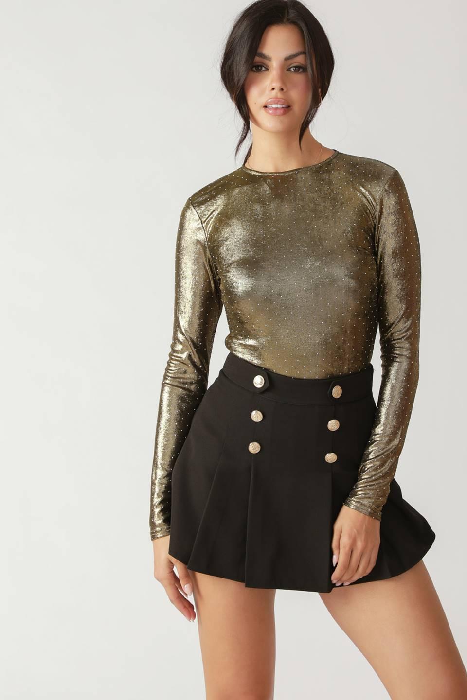 Let's Ride Embellished Bodysuit