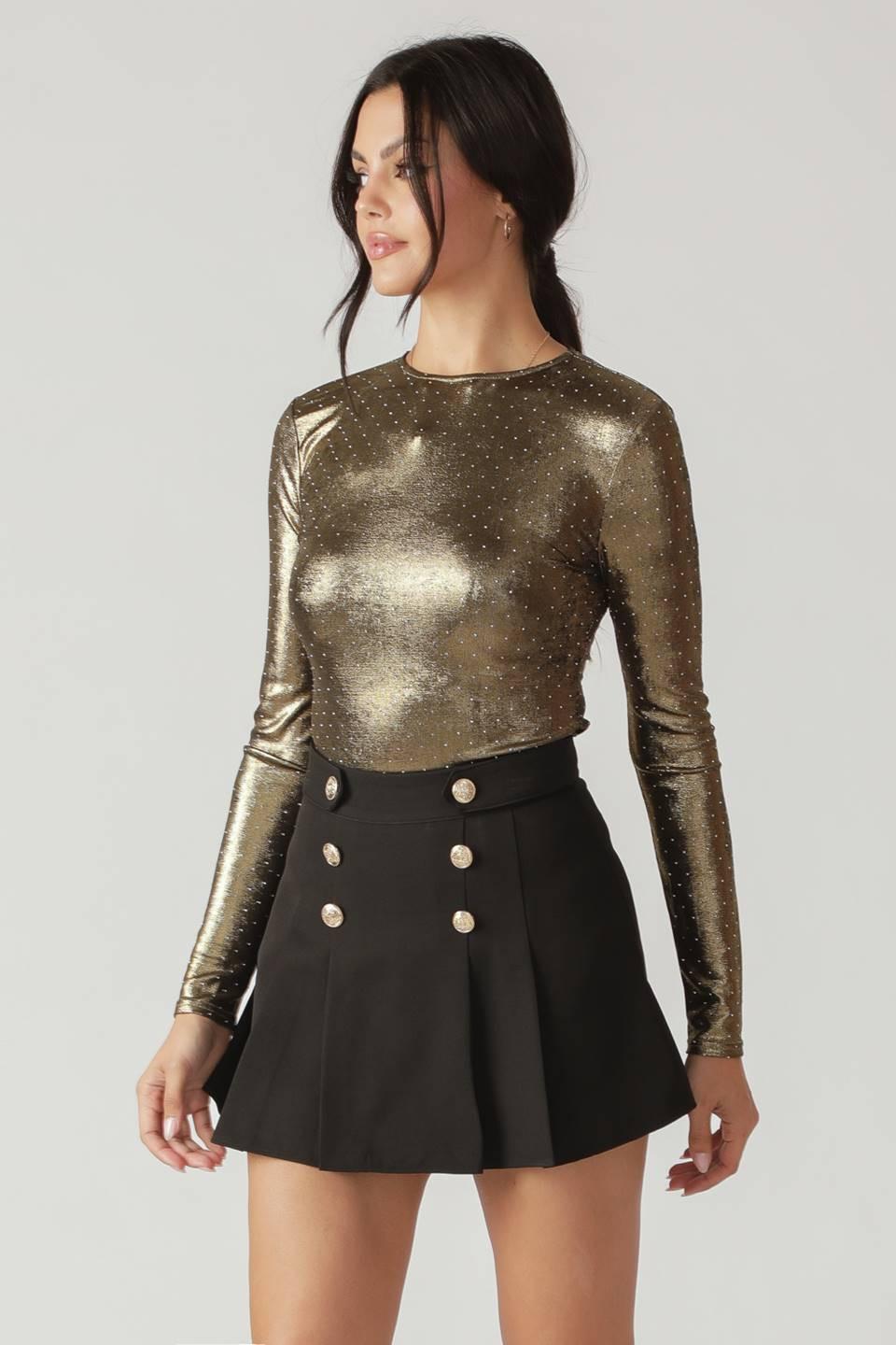 Let's Ride Embellished Bodysuit