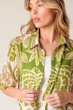 Distant Echoes Green Shirt