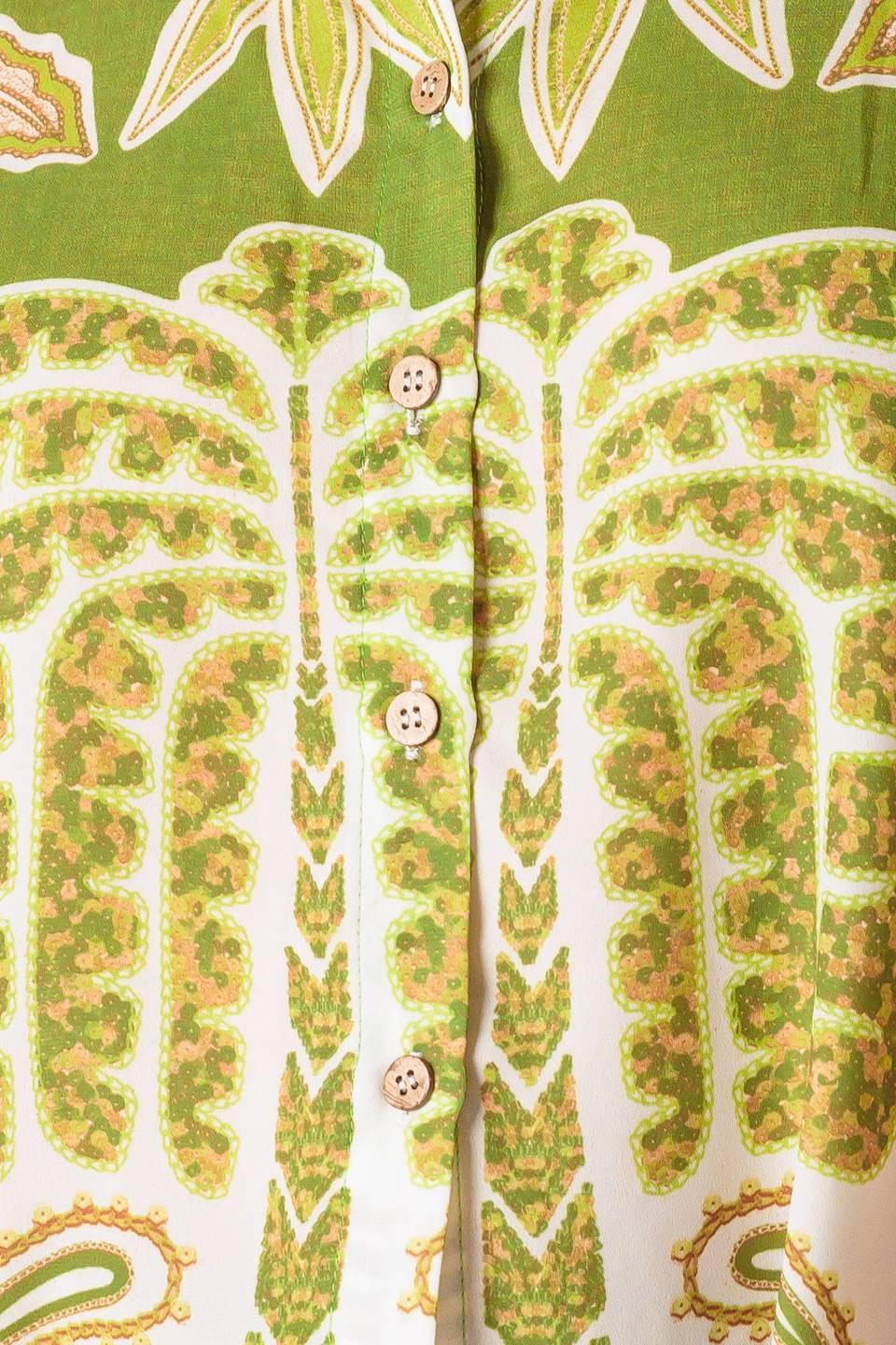 Distant Echoes Green Shirt