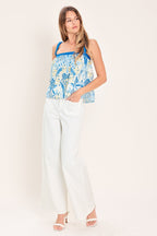 Island Vibe Woven Top and Short Set