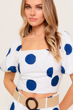 COCONUT KISS  NAVY TOP AND PANT SET