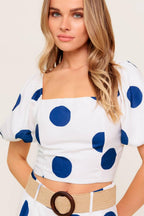 Coconut Kiss Navy Top And Pant Set