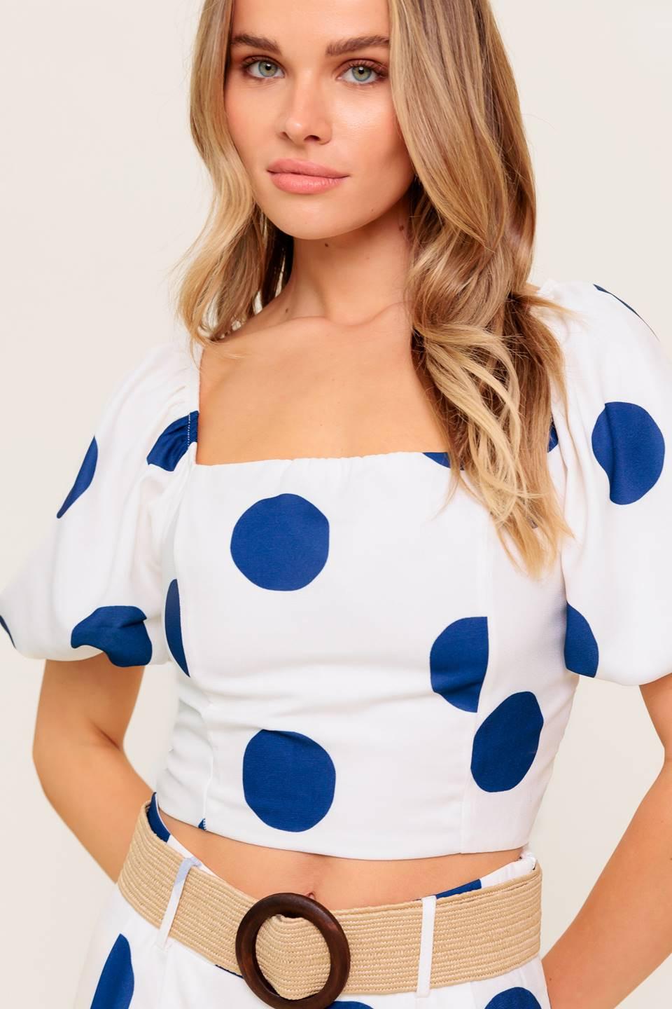 Coconut Kiss Navy Top And Pant Set