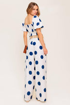 Coconut Kiss Navy Top And Pant Set
