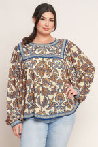 BOHEME MEADOW WOVEN TOP