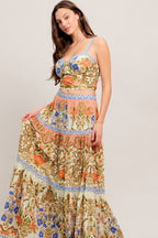 SWEET MEADOW MEMORIES WOVEN TOP AND SKIRT SET