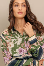 GARDEN CLUB  WOVEN TOP