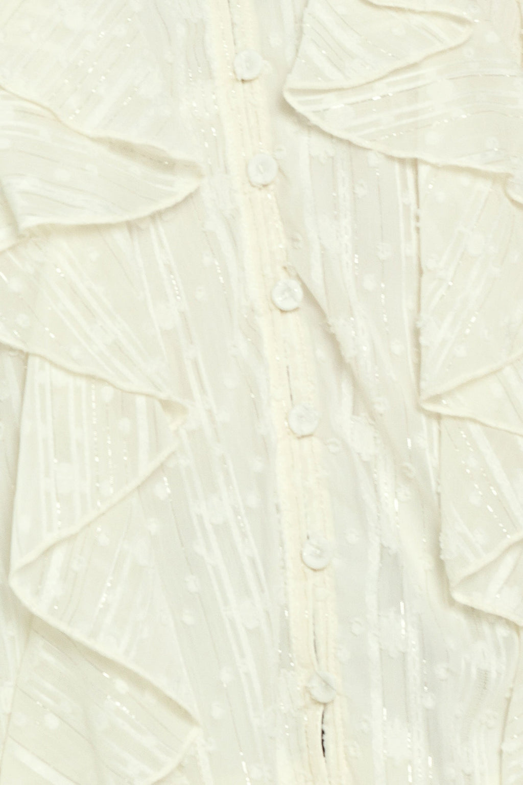 Milk & Moonlight Ruffled Blouse
