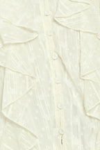 Milk & Moonlight Ruffled Blouse