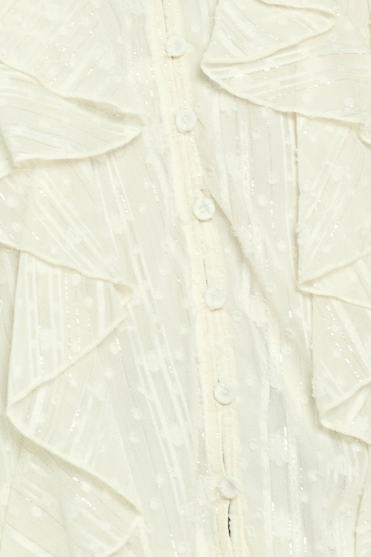 Milk & Moonlight Ruffled Blouse