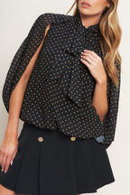 Midnight Dot Chic Top