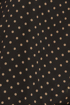 MIDNIGHT DOT CHIC WOVEN TOP
