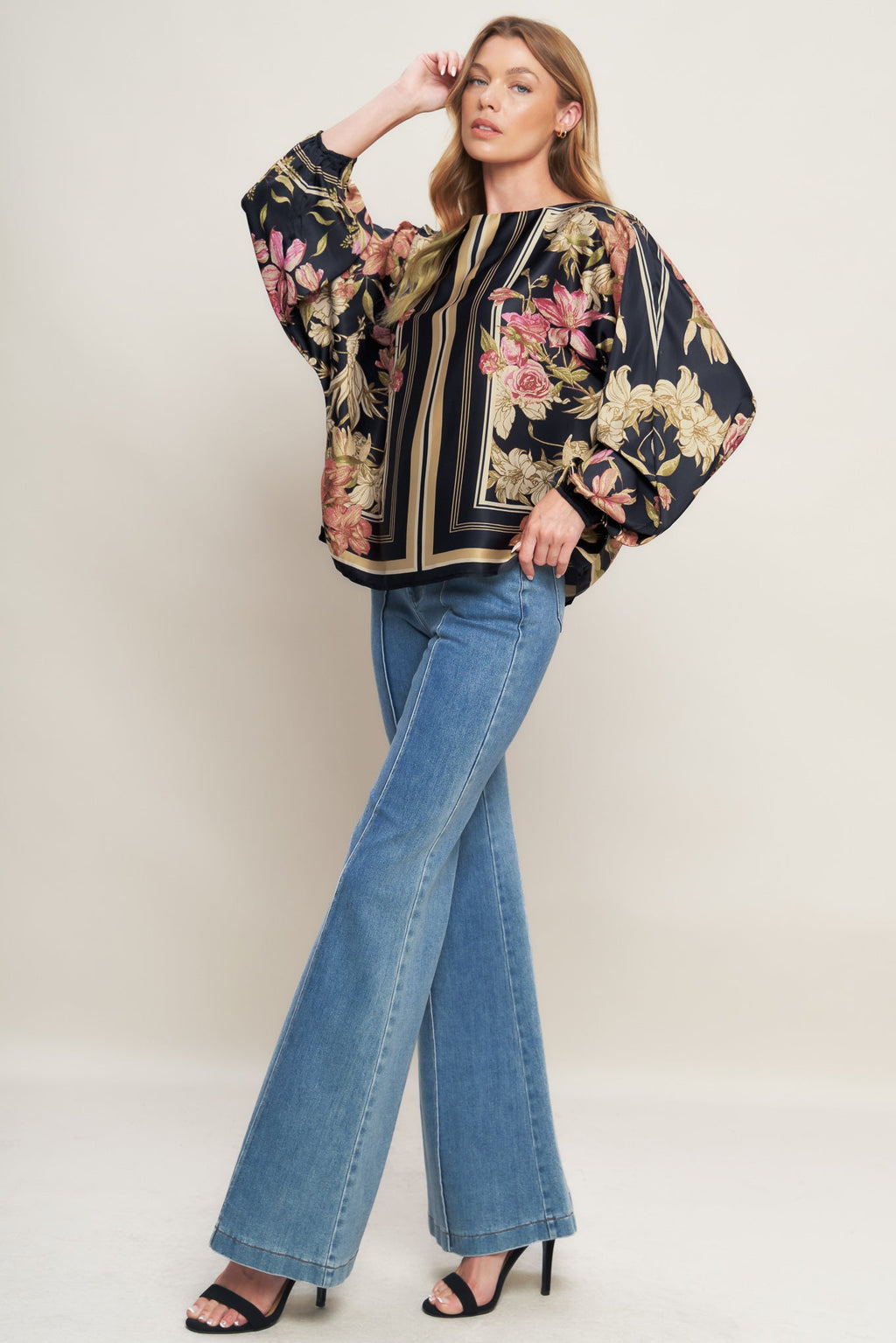 ROYAL TAPESTRY WOVEN TOP