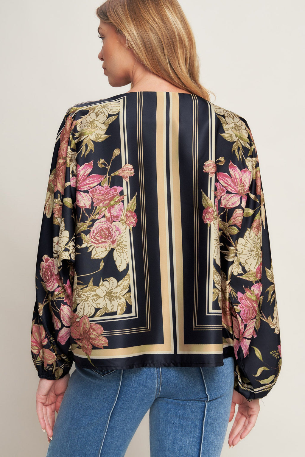 ROYAL TAPESTRY WOVEN TOP