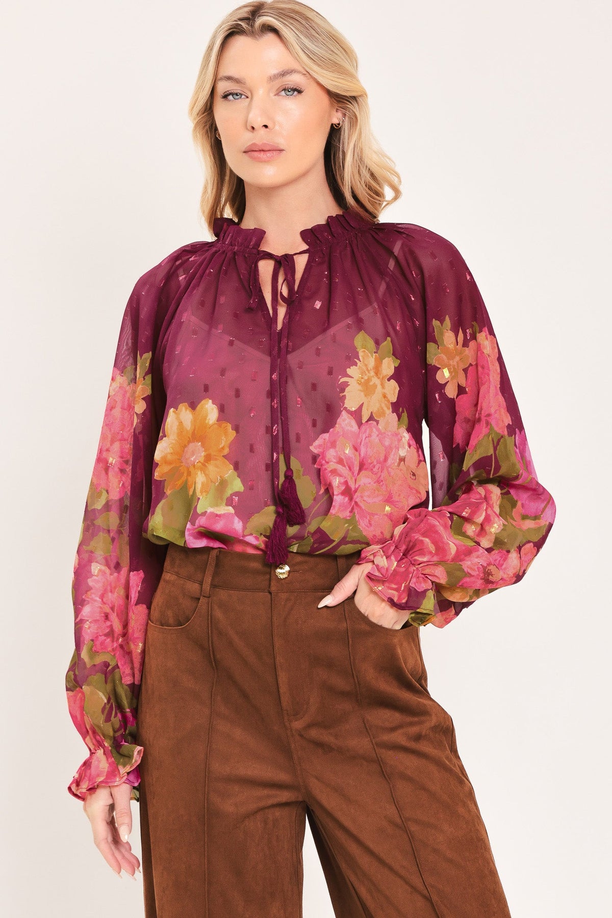 Flora Romantica Printed Top