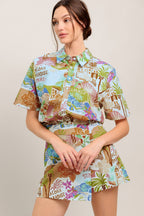 SUNSHINE GETAWAY WOVEN TOP