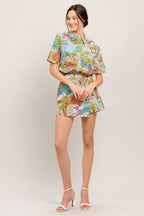 SUNSHINE GETAWAY WOVEN TOP
