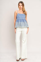 Blue Meadow Top