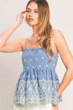 Blue Meadow Top