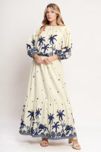 Boho Constellation Woven Top