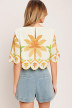 Vintage Island Crop Top