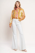 VINTAGE HEIRESS WOVEN TOP
