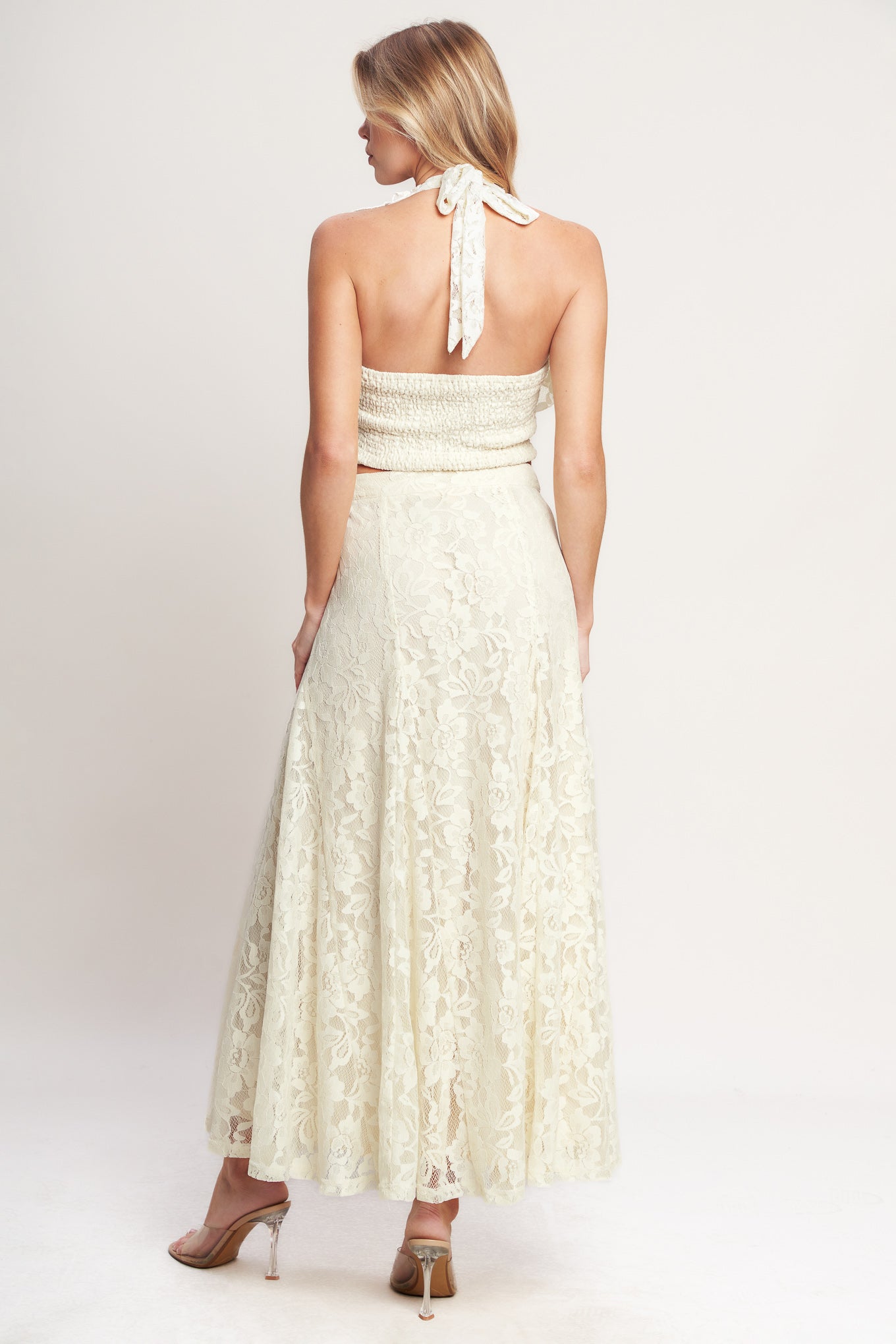 BALLET MUSE WOVEN LACE TOP