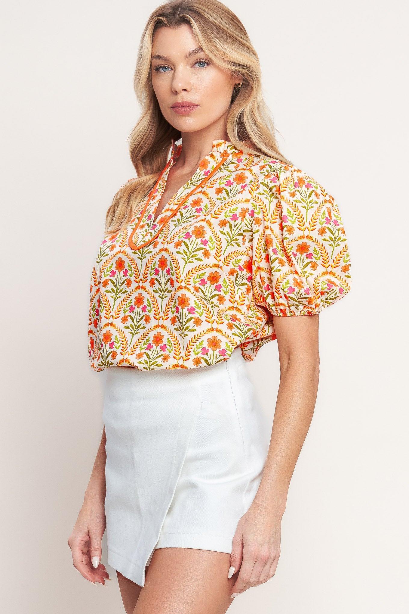 JUST ADD SUNSHINE WOVEN TOP