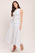 EASY WEAR WESTERN WOVEN TOP