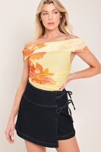 Golden Hour Power Mesh Top