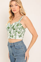 Greenhouse Romance Bustier Top