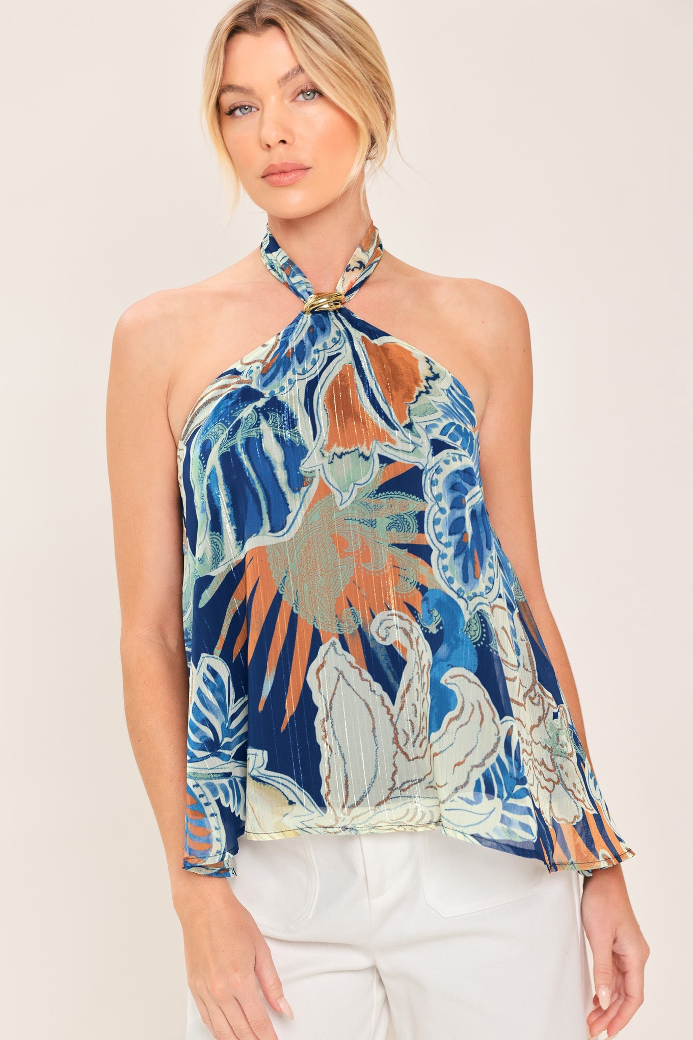 Blue Lagoon Halter Top