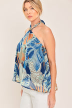 Blue Lagoon Halter Top