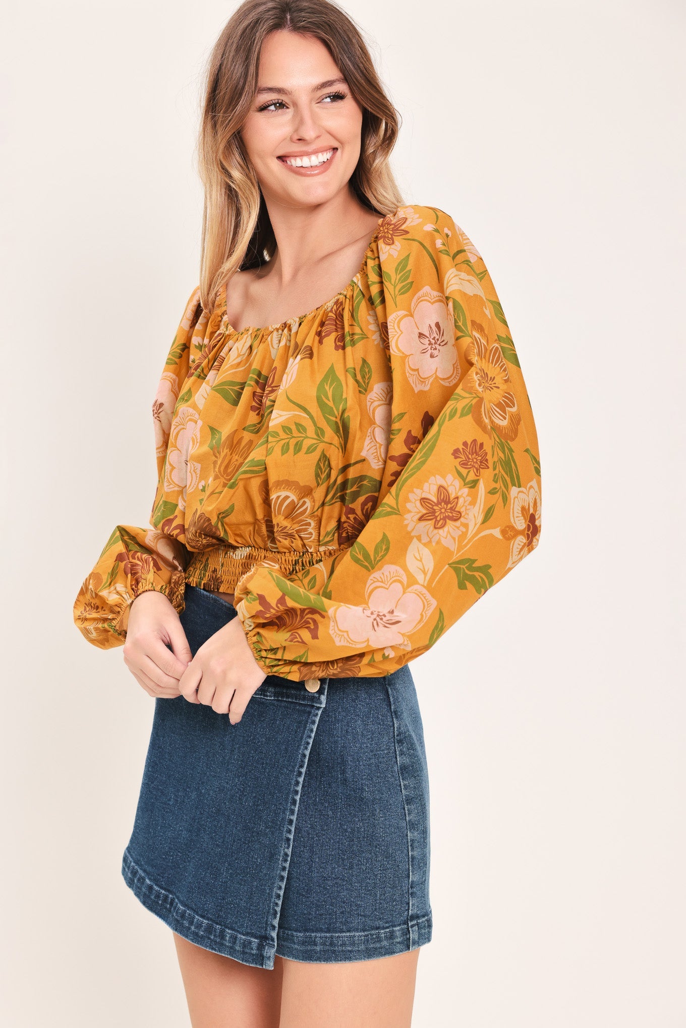 Sunset Garden Top