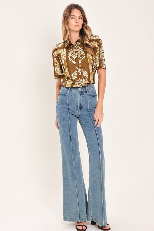 Vintage Manor Palazzo Top
