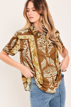 Vintage Manor Palazzo Top