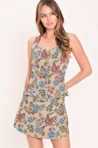 Wildflower Morning Note Jacquard Top